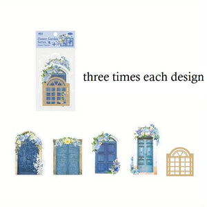 Die-Cut Cardstock Embellishments - Doors, Windows & Gates - 2 colors