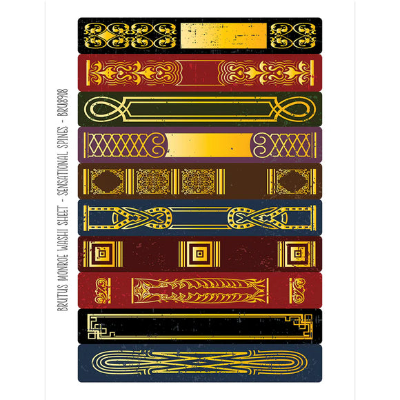 Sensational Spines | Washi Sheet