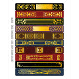 Sensational Spines | Washi Sheet