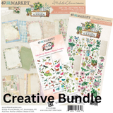 49 And Market Cardstock, Rub-On & Die-Cut Bundle - From the Garden