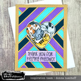 Kitty Heart | 4x4 Stamp