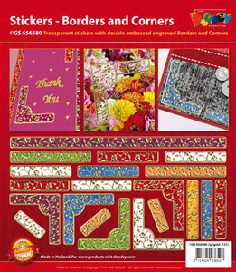 Stickers Floral Borders and Corners