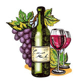 Easy 3D Die-Cut Toppers - Wine Tasting