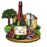 Easy 3D Die-Cut Toppers - Wine Tasting