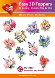 Easy 3D Die-Cut Topper - Butterflies & Flowers