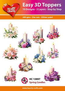 Easy 3D Die-Cut Topper - Spring Candles