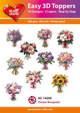 Easy 3D Die-Cut Topper - Flower Bouquets 2