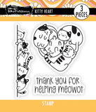 Kitty Heart | 4x4 Stamp