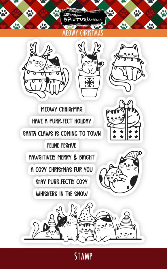 Meowy Christmas | 4x6 Stamp Set