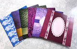 Printed Greeting Cards, 6.25" x 6.25", 18 variety pack