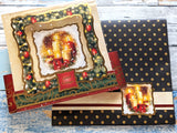 Hunkydory Luxury Topper Collection - Christmas Classic Card Toppers - Christmas By Candle Light