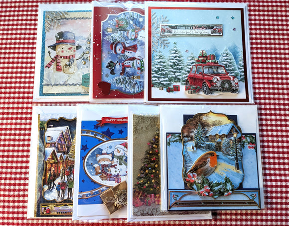 7 Handmade Christmas Cards Value Pack