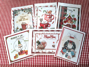 6 Handmade Christmas Cards Value Pack