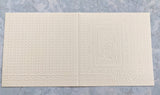 Embossed Cards, 4.75" square, 8 pack w/envelopes