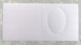 Embossed Die-Cut Window Cards, 4.75" square, 10 pack w/envelopes