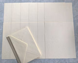 Embossed Cards, 4.5"x7.5" , 12 pack w/envelopes