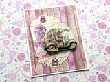 Find It Trading Berries Beauties Paper Pack 8"X8" 18/Pkg - Design, Lovely Lilacs