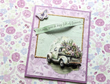 Find It Trading Berries Beauties Paper Pack 8"X8" 18/Pkg - Design, Lovely Lilacs