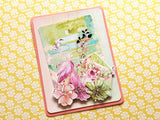 Prima Postcards From Paradise Paper and Die-Cut Combo Pack