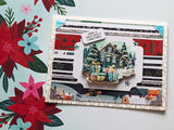 Find It Trading Amy Design 3D Punchout Sheet - Village, Enchanting Christmas