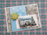 Find It Trading Amy Design 3D Punchout Sheet - Village, Enchanting Christmas