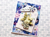 Find It Trading Precious Marieke Punchout Sheet - Blue Clock, Christmas Blues