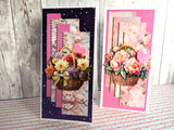 Easy 3D Die-Cut Topper - Flower Baskets