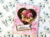 Find It Trading Yvonne Creations 3D Punchout Sheet - Rose Bouquet, Rose Decorations