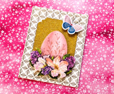 Easy 3D Die-Cut Topper - Flowers with Easter Eggs