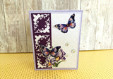 Find It Trading Berries Beauties Push Out Sheet - Flutter Flair/Purple Flutters