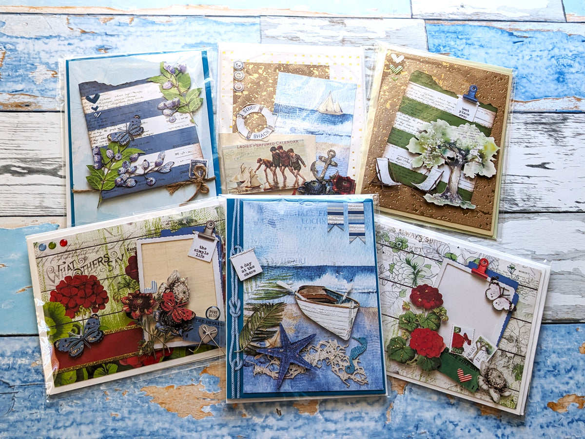 Summer Themed Greeting Cards Value Pack – European Papercrafts