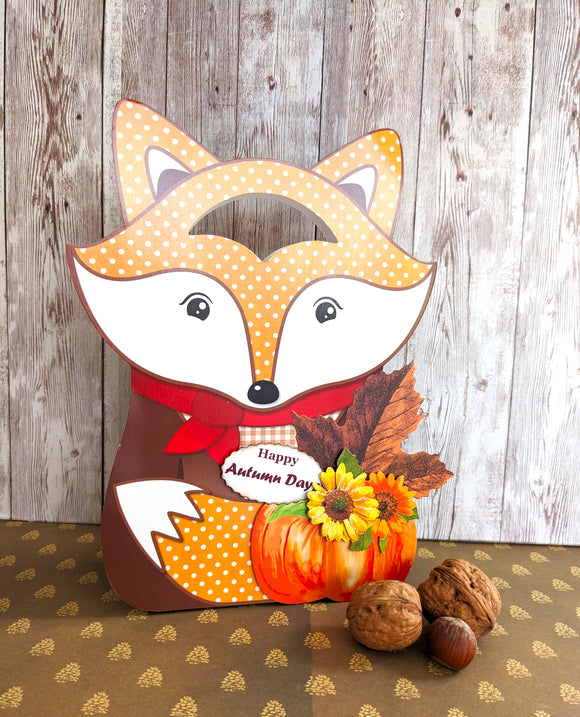 Fox Gift Bags Set (2Pkg)