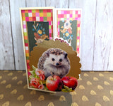 Easy 3D Die-Cut Topper - Hedgehogs