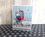 Find It Trading Amy Design 3D Punchout Sheet - Winter Sports, Hygge Harmony