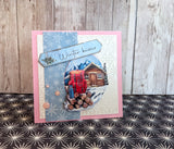 Find It Trading Amy Design 3D Punchout Sheet - Mountain Hut, Hygge Harmony