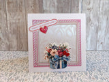 Find It Trading Berries Beauties Push Out Sheet - Bow, Frosted Florals