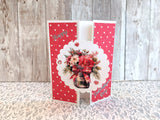 Find It Trading Berries Beauties Push Out Sheet - Vase, Frosted Florals