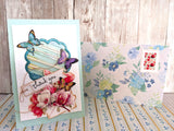 Find It Trading Berries Beauties Push Out Sheet - Floral Elegance/Magnolia Dreams