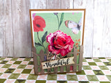 Find It Trading Berries Beauties Push Out Sheet - Floral Elegance/Romantic Roses