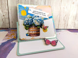 Find It Trading Berries Beauties Push Out Sheet - Water Pump, Blue Meadow