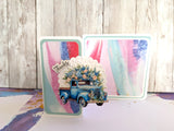 Find It Trading Berries Beauties Push Out Sheet - Transport, Blue Meadow