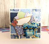 Find It Trading Berries Beauties Push Out Sheet - Water Pump, Blue Meadow