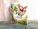 Easy 3D Die-Cut Topper - Butterflies on Branches