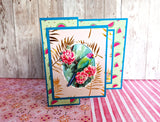 Find It Trading Amy Design Punchout Sheet - Parrot, Colourful Feathers