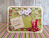 Find It Trading Berries Beauties Paper & Die-Cut Bundle with Shaker Pocket - Sweet Strawberries
