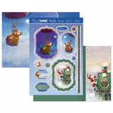 Hunkydory Snow is Falling Luxury A4 Topper Set - Santa Claus is Coming to Town