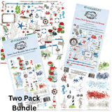 49 And Market Summer Porch Bundle - Rub-Ons & Laser Cuts