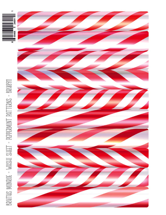 Peppermint Patterns | Washi Sheet