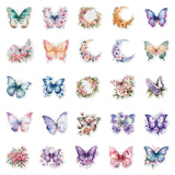 Clear Acetate Butterfly Stickers - 50pcs