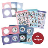 Delightful Penguins Decoupage Card Kit